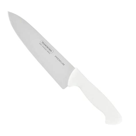 Faca Chef Inox Cabo Branco Premium Tramontina Faca Chef