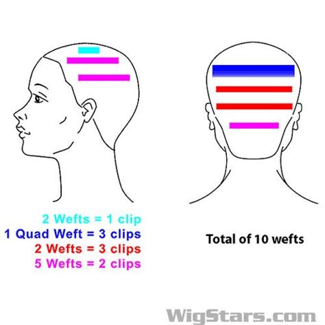 Fantastic Diagram For Hair Extensions Clip In Hair Extensions Clip