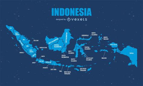 Indonesia Economic Map Vector World Maps Images