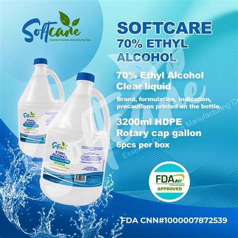 Original Softcare Isopropyl Ethyl Alcohol Gallon L L