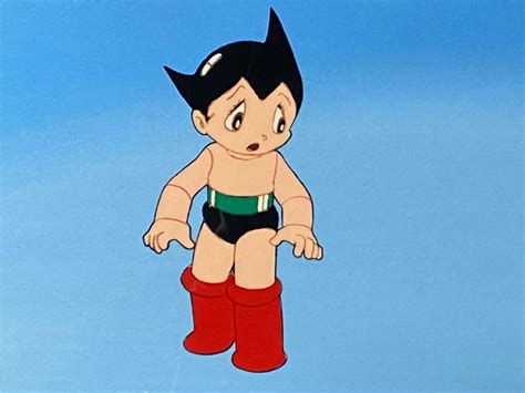 Astro Boy 1980 81 Original Animation Cel And Drawing Of Astro Boy