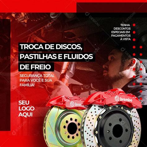 Post Feed Oficina Mecânica Troca de Discos Pastilhas e Fluidos Social