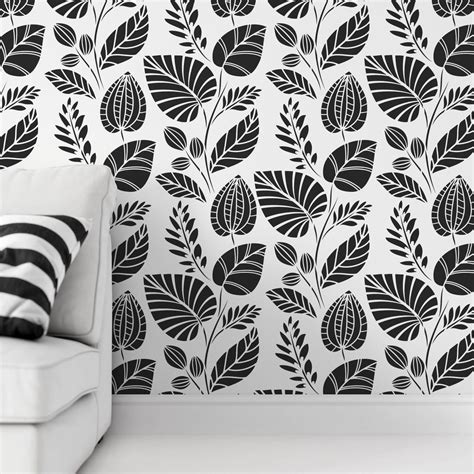 Wall Stencils for Design and Decor - Large Wall Stencil Patterns