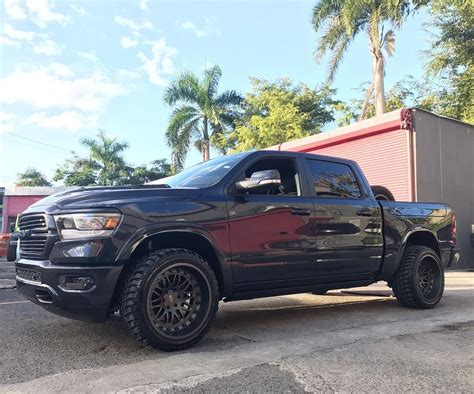 Dodge Ram Black Black Rhino Fury Wheel Wheel Front