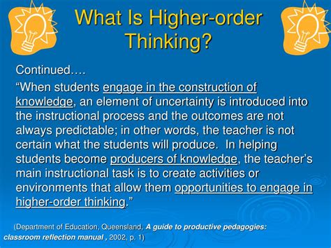 Ppt The Best Teachers Are Those Who Equip Students To Think For