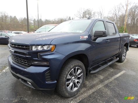 Northsky Blue Metallic 2021 Chevrolet Silverado 1500 Rst Double Cab 4x4