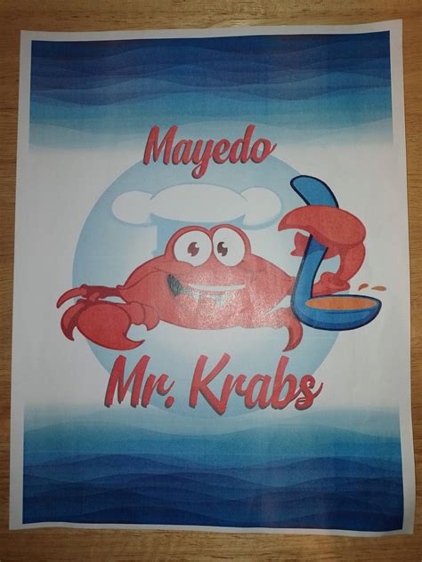 Menu At Mayedo Mr Krab Restaurant Ciudad Juarez