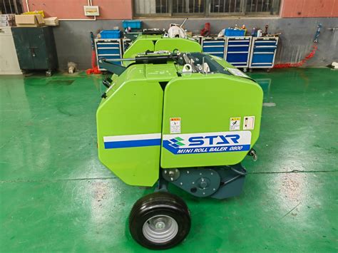 Advanced Grass Straw Automatically Mini Round Baler Star Brand China