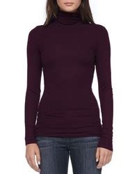 Women S Dark Purple Turtlenecks By Polo Ralph Lauren Lookastic