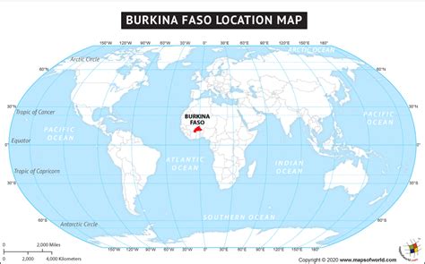 Burkina Faso on World Map | Where Is Burkina Faso Located