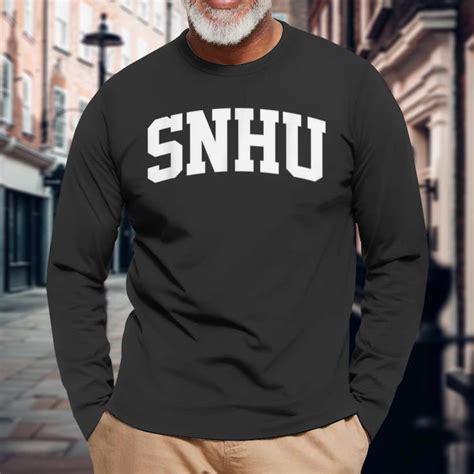 Snhu Athletic Arch College University Alumni Long Sleeve T Shirt Seseable