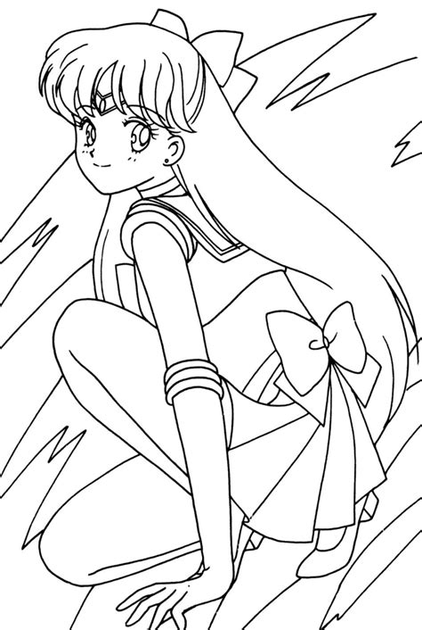 Sailor Venus Coloring Book Xeelha