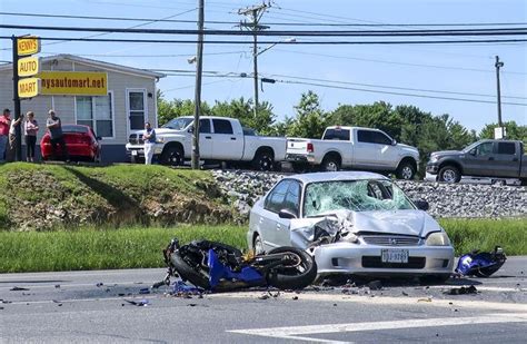 Motorcyclist Seriously Injured In City Crash Harrisonburg