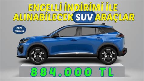 Engelli İndirimi Ötv Muafiyeti ile Alınabilecek Tüm Suv Araçlar YouTube