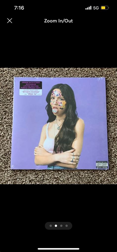 New Olivia Rodrigo Purple Sour Vinyl Urban Outfitters Town