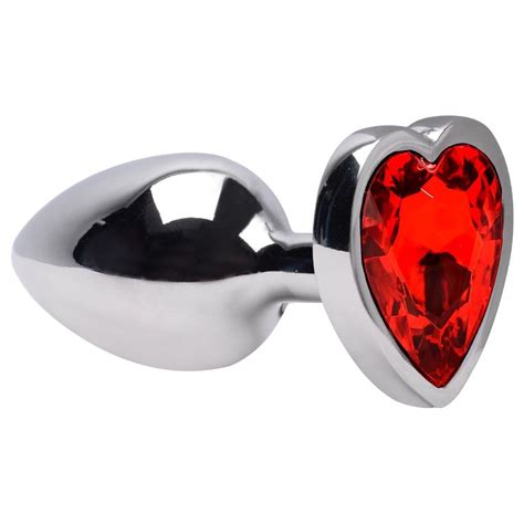 Plug Anal P Coração Aço Inox X cm Sexy Import Gall