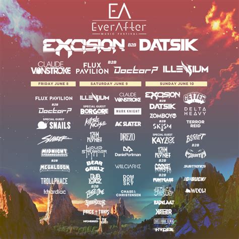 Ever After Music Festival 2018 Releases Jaw Dropping Lineup Edm Identity