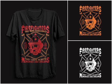 FIREFIGHTER T-SHIRT DESIGNS. on Behance