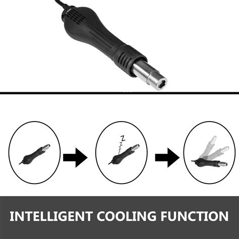 Yihua 995d Smd Soldering Iron Hot Air Desoldering 2 In 1 Rework Station 720w VEVOR US