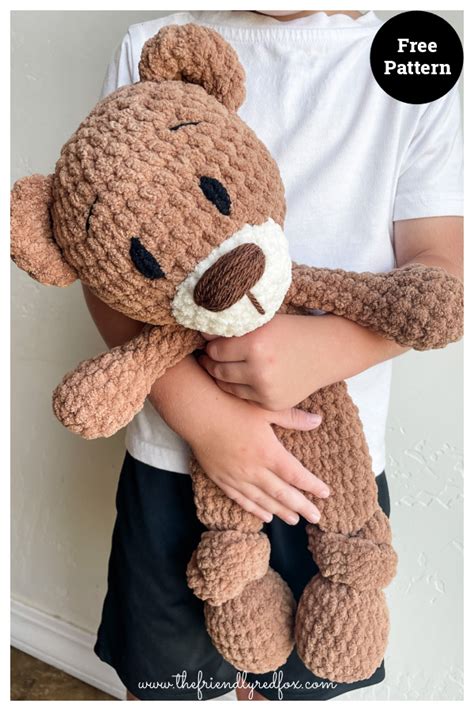 Snuggler Bear Lovey Free Crochet Patterns