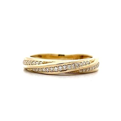 yellow gold wedding band women 8