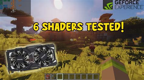 Minecraft Java Edition GTX 1060 Benchmark Shaders YouTube