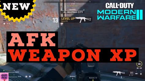 New Afk Unlimited Weapon Xp Mw Earn Easy Passive Weapon Xp While