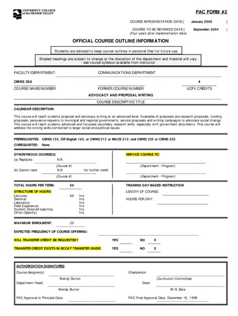 Fillable Online Pac Forms And Publications Fax Email Print Pdffiller