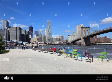 Brooklyn Bridge Park, Pier 1, Brooklyn, New York City, USA Stock Photo - Alamy