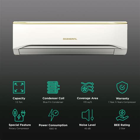 Buy O General Ton Star Split Ac Model Copper Condenser