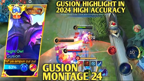 Gusion Highlight Accuracy Combo Gusion Montage Mobile Legends Youtube