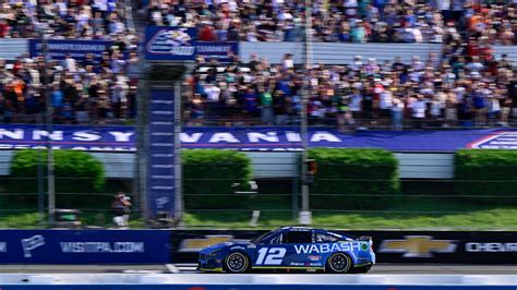 Ryan Blaney wins NASCAR Cup Series race at Pocono Raceway | wthr.com