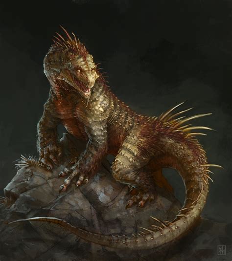 ArtStation - Reptilian creature design