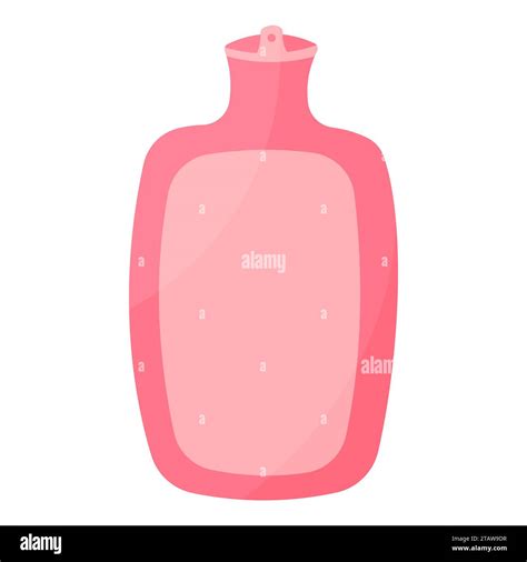 Woman Hot Water Bottle Tummy Stock Vector Images Alamy