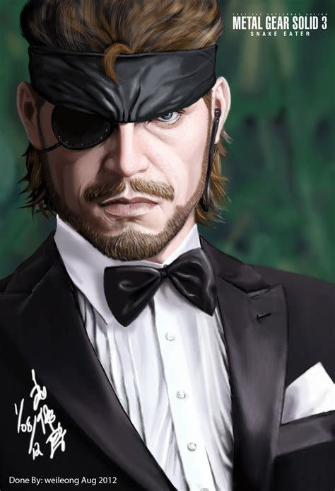 Done By Weileong Aug 2012 Metal Gear Solid Naked Snake Big Boss