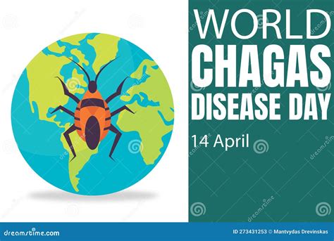 World Chagas Disease Day April 14 Stock Illustration Illustration Of