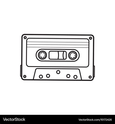 90s Cassette Tape SVG