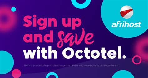 Signup And Save With Octotel Fibre Afrihost