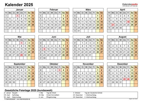 Microsoft Excel Kalender 2025 Tutorial - Luna Mariyah