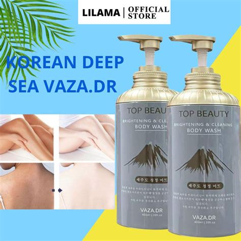 Korean Deep Sea Whitening Shower Vaza Dr Original Deep Sea Mud Shower