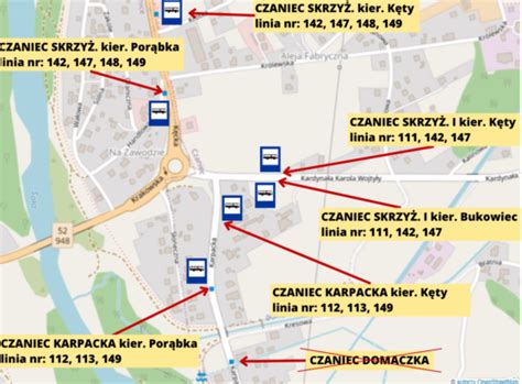 Czaniec Nowa organizacja przystanków Komunikacji Beskidzkiej