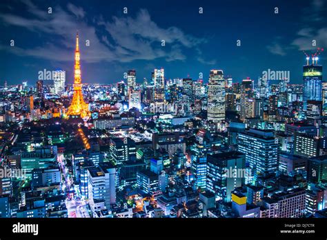 Tokyo Tower In Tokyo Japan Stock Photo Alamy