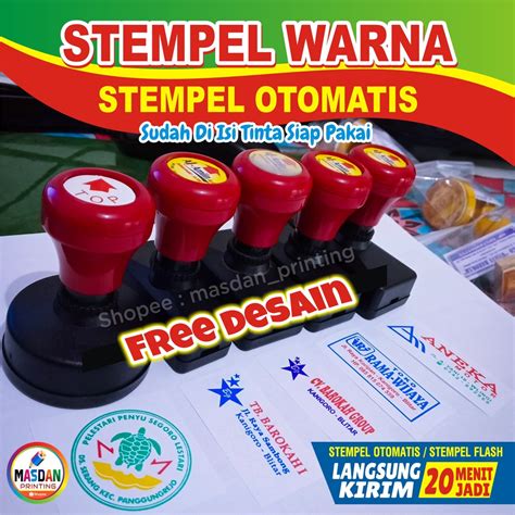 Jual Stempel Flash Stempel Custom Stempel Otomatis Stempel Ttd