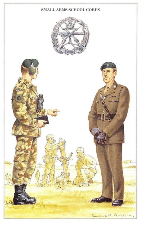 Postcard The British Army Series No Small Arms School Corps By Geoff