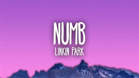 Linkin Park Numb Lyrics