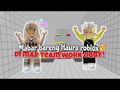 Mabar Roblox Bareng Youtubers Roblox Lagi Haura Teamwork Obby