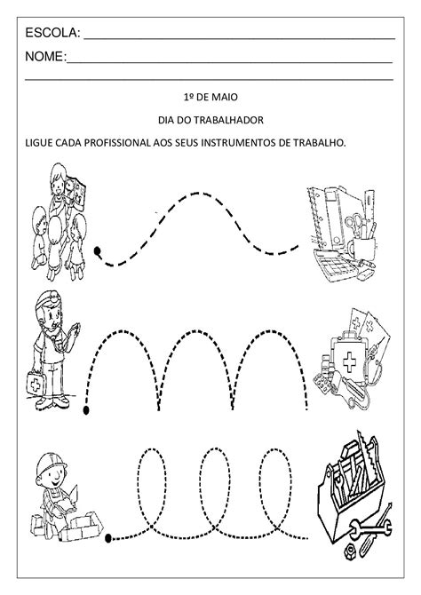 Atividade Sobre O Dia Do Trabalho Educação Infantil FDPLEARN