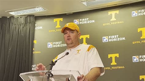 Watch Tennessee Vols Football Head Coach Josh Heupel Recaps Tennessee