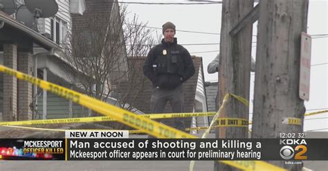 Man Accused Of Shooting Killing Mckeesport Officer Appears In Court For Preliminary Hearing