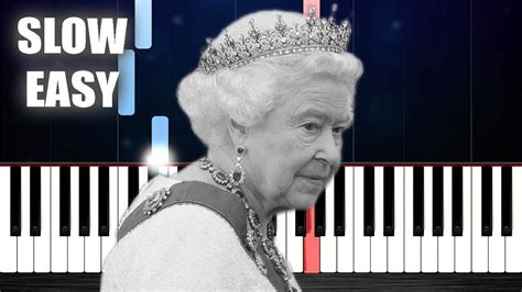 God Save The Queen Easy Piano Tutorial Youtube